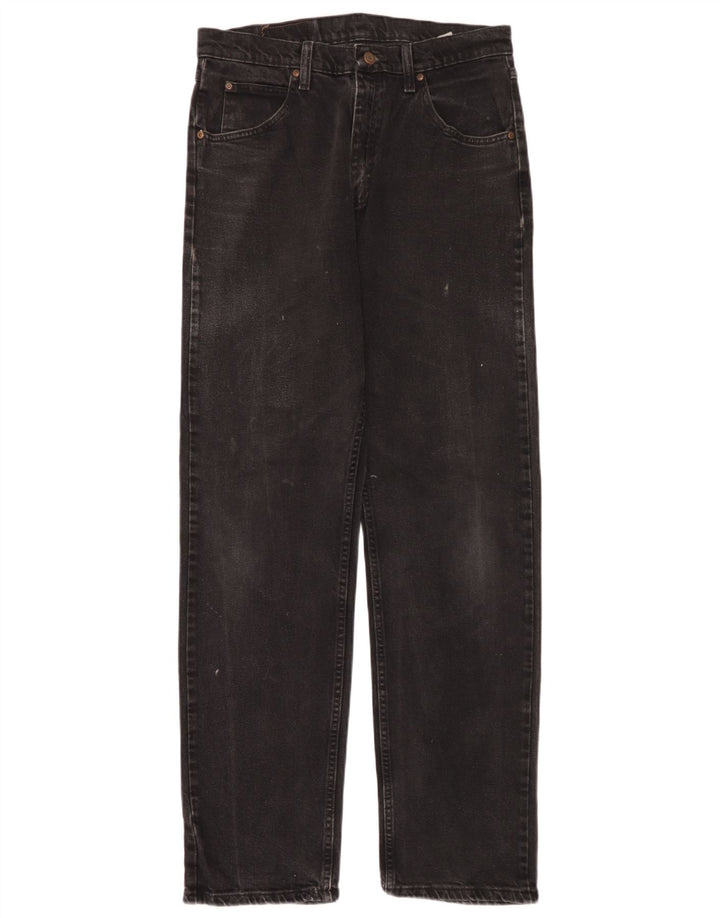 Wrangler Vaqueros rectos para hombre W32 L34 Algodón negro