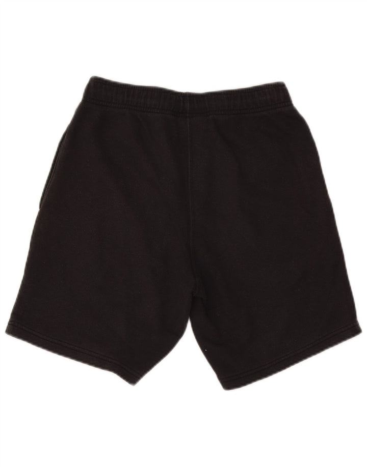 Champion Pantalones cortos deportivos para hombre pequeños de algodón negro