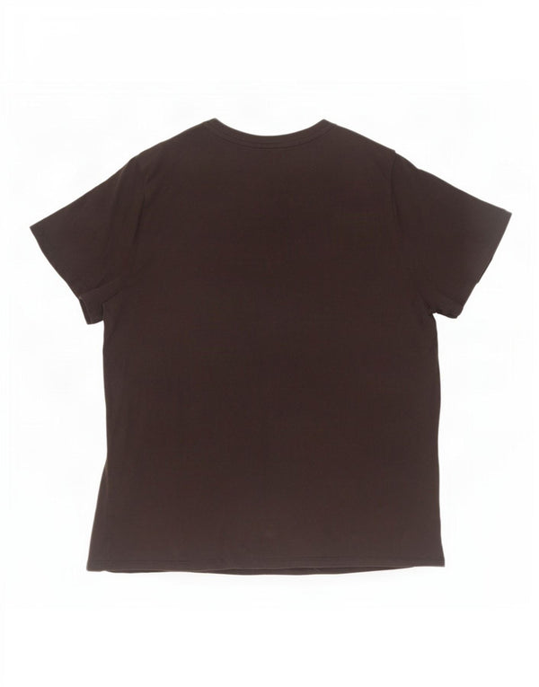 Puma Camiseta gráfica para mujer Top UK 40 XL Algodón negro