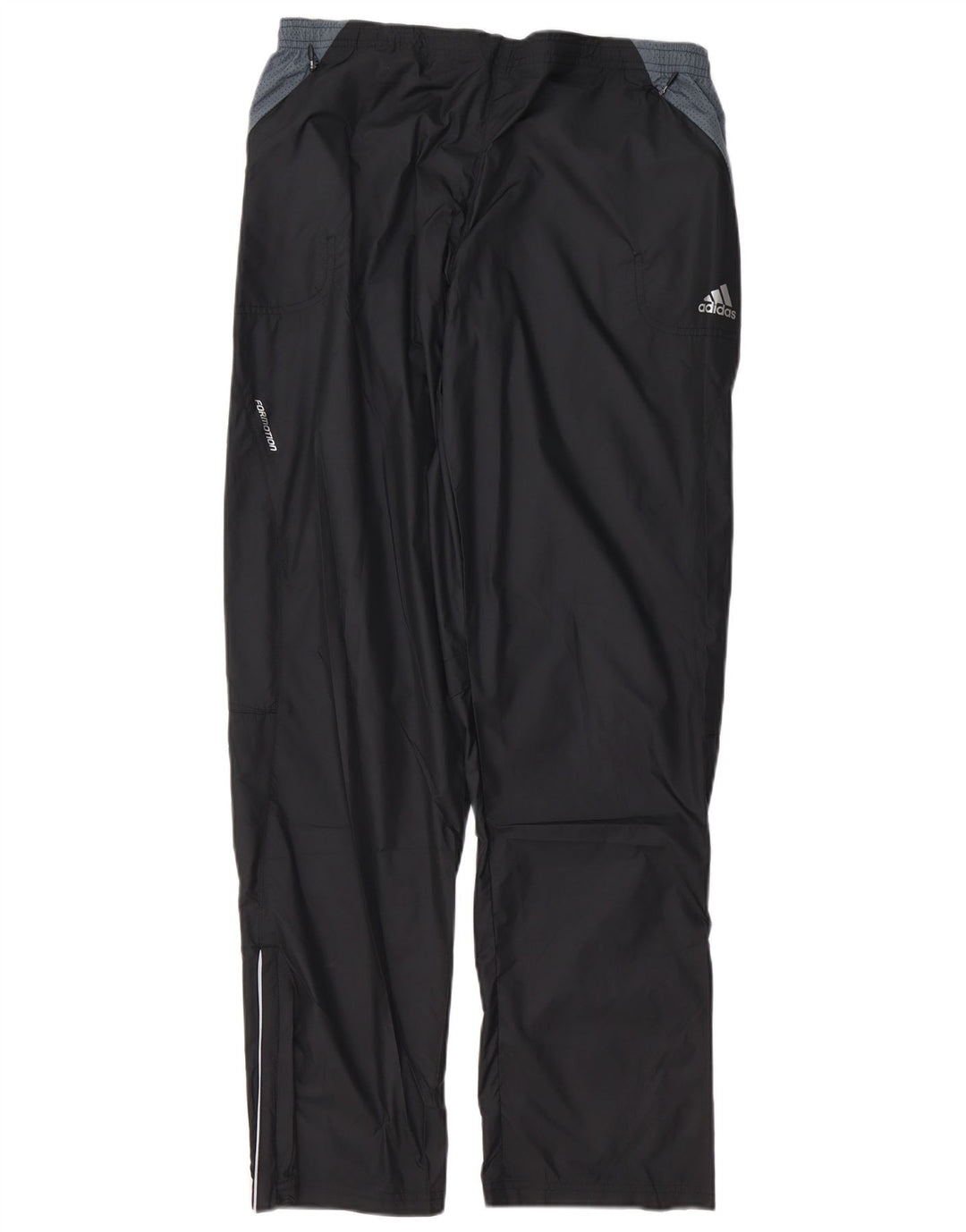 ADIDAS Pantalón de chándal para hombre Grande Negro Colorblock Poliéster