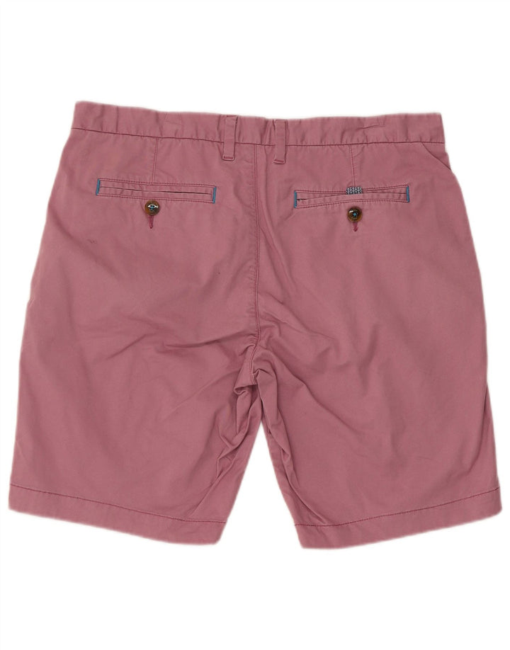 Ted Baker Pantalones cortos chinos regulares para hombre W34 Algodón rosa grande
