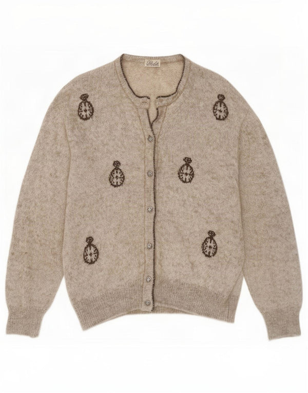 Berluti Cárdigan gráfico para mujer IT 44 Large Beige
