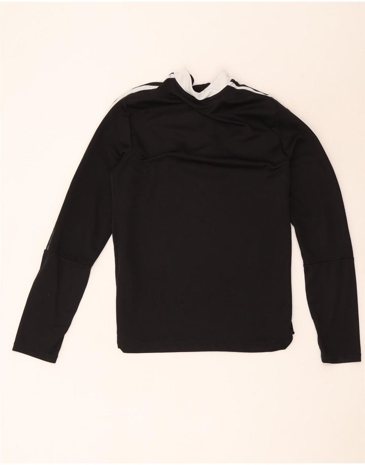 Adidas - Chándal Aeroready con cremallera y cuello para niños, 13-14 años, negro