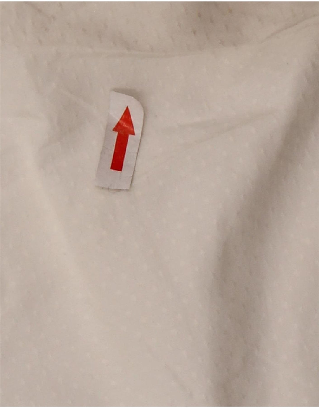 EDDIE BAUER Blusa camisera para mujer UK 10 Small White Spotted Nylon