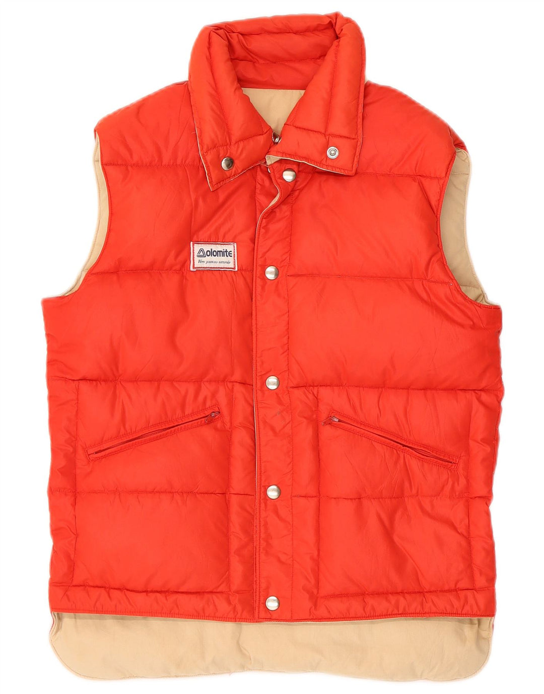 Dolomite Chaleco acolchado reversible para hombre UK 36 Small Beige