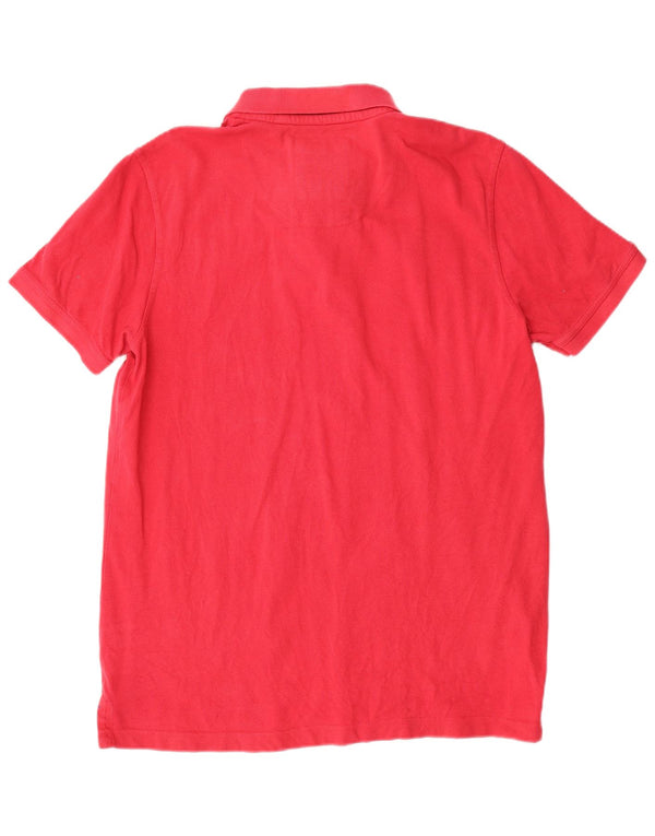 Crew Clothing Polo para hombre de algodón rojo grande