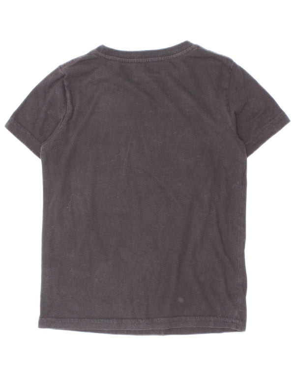 Champion Camiseta gráfica para niños 4-5 años Algodón negro