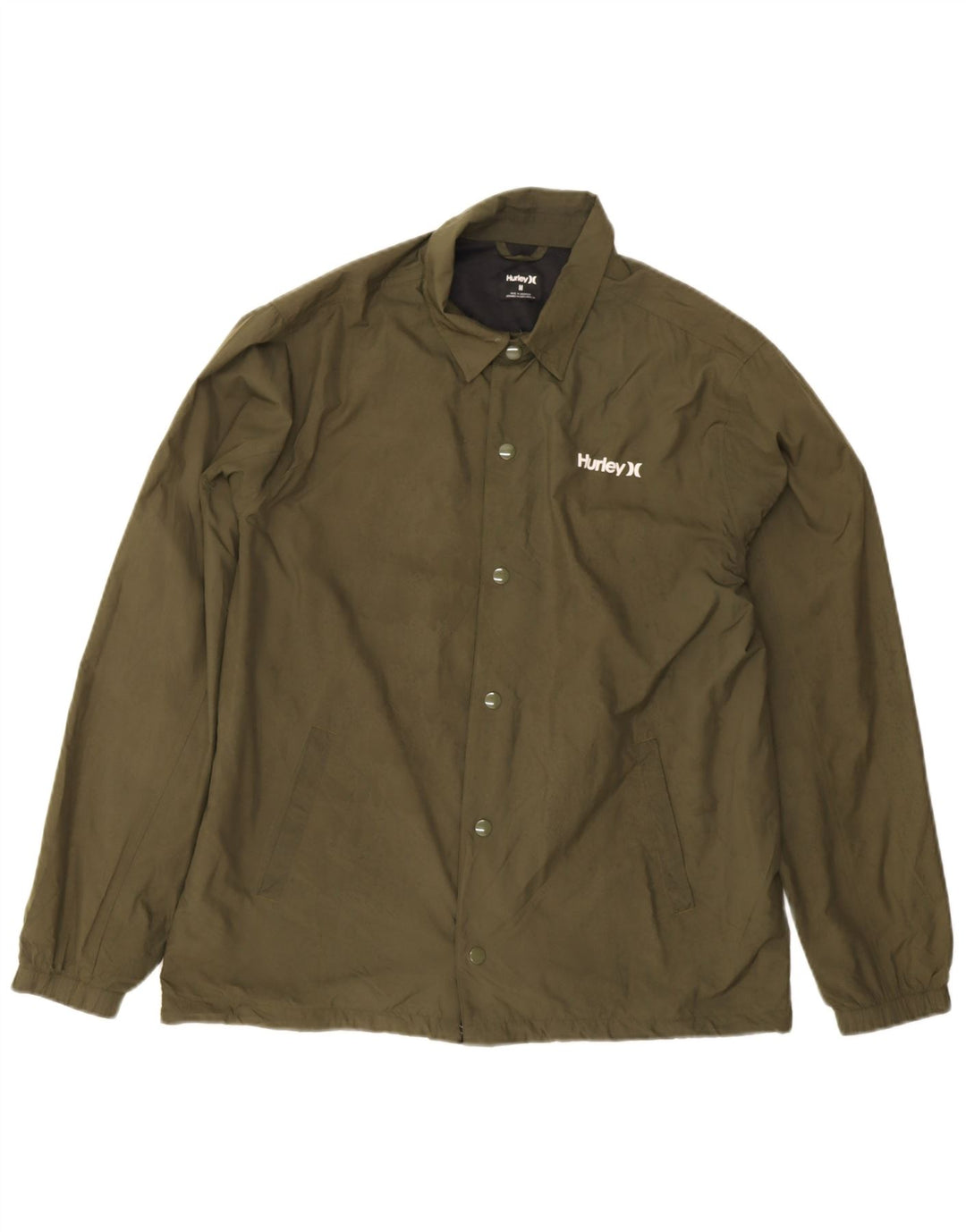 Hurley Chaqueta Bomber para Hombre UK 38 Medium Caqui Poliéster