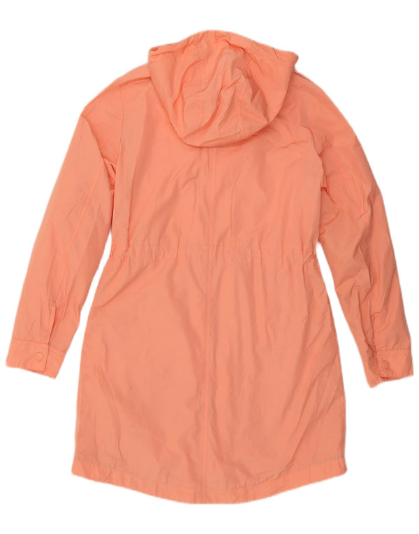 Marks & Spencer Chubasquero con capucha para mujer UK 8 Small Naranja Poliéster