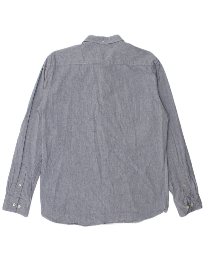 Camisa para hombre French Connection Grande de algodón azul