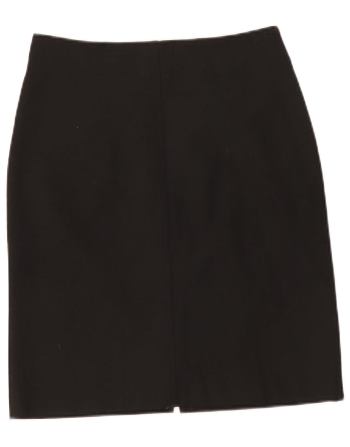 Falda tubo para mujer Trussardi IT 40 Small W28 Poliéster negro