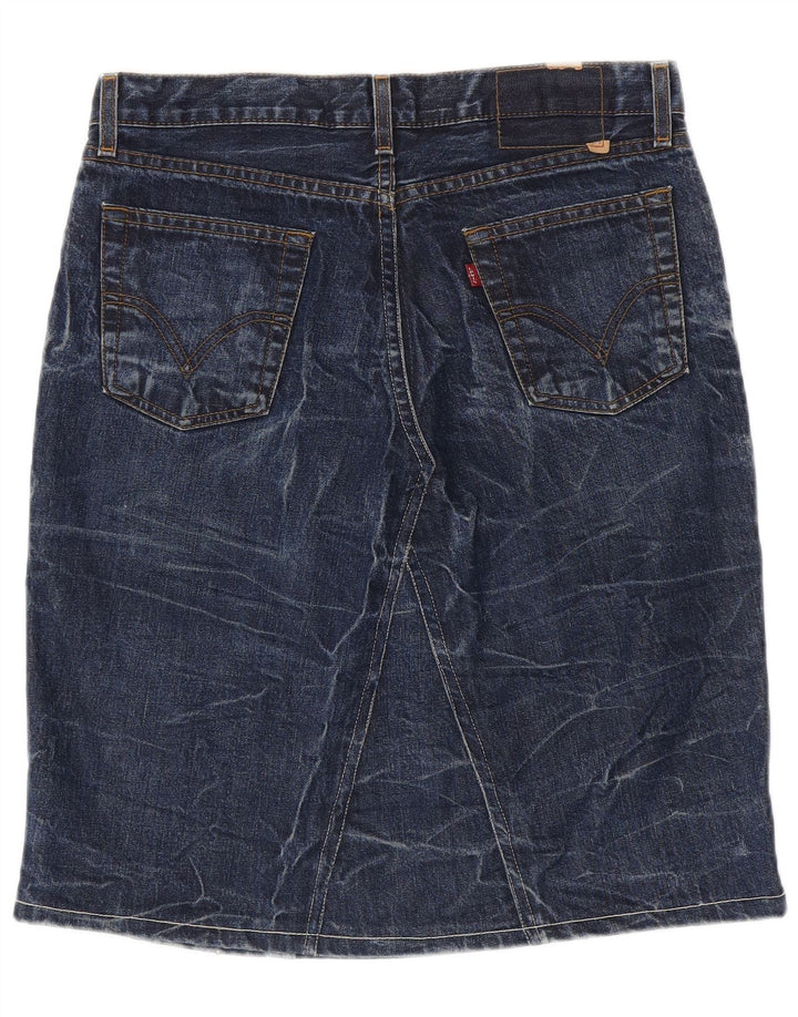 LEVI'S Falda Vaquera Mujer W31 Mediana Azul Marino Algodón