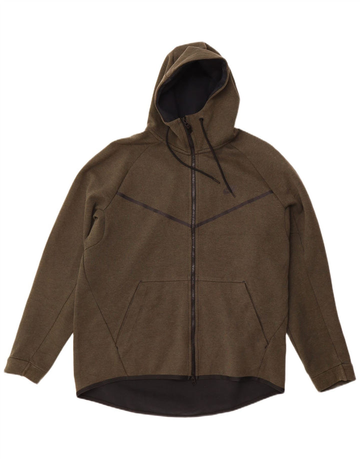 Nike Sudadera con capucha y cremallera para hombre XL Algodón caqui