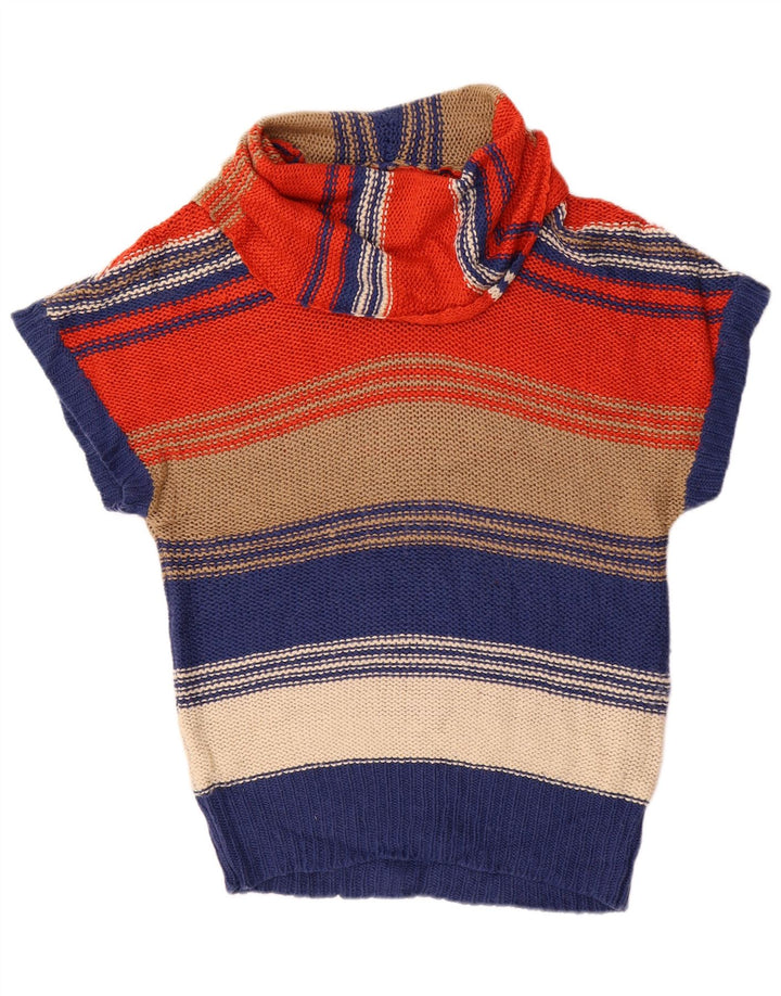 Oasis - Jersey extragrande con cuello tipo chal para mujer, talla S, multicolor