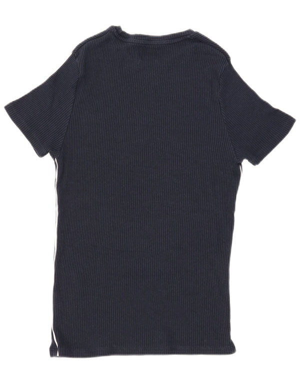 Zara Hombre Camiseta Top Medium Azul Marino