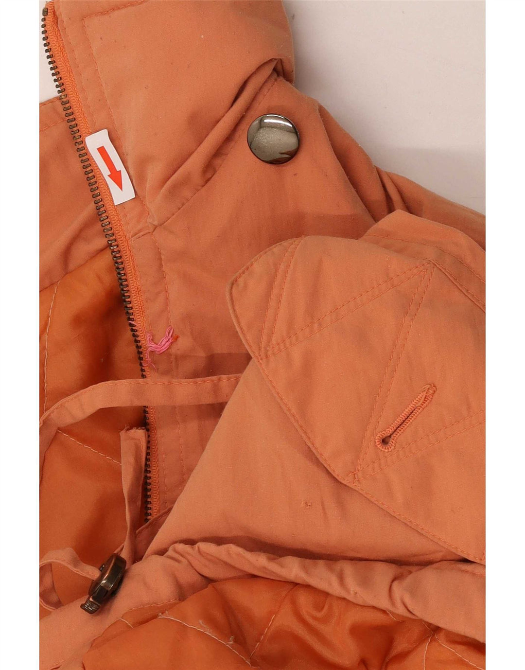 Vintage mujer Parka chaqueta Reino Unido 18 XL naranja