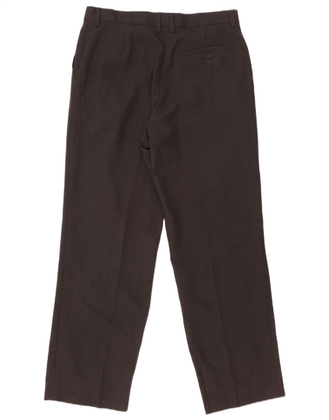 Marks & Spencer Pantalones de traje rectos para hombre W34 L31 Negro