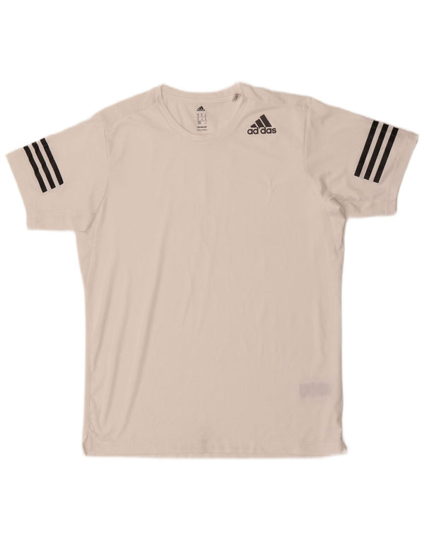 Camiseta Adidas Hombre Top Medium Blanco Poliéster