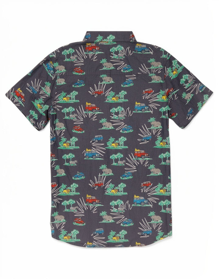 Camisa de Patrón Abstracto para Niños Mountain Warehouse 12-13 Años Azul Marino