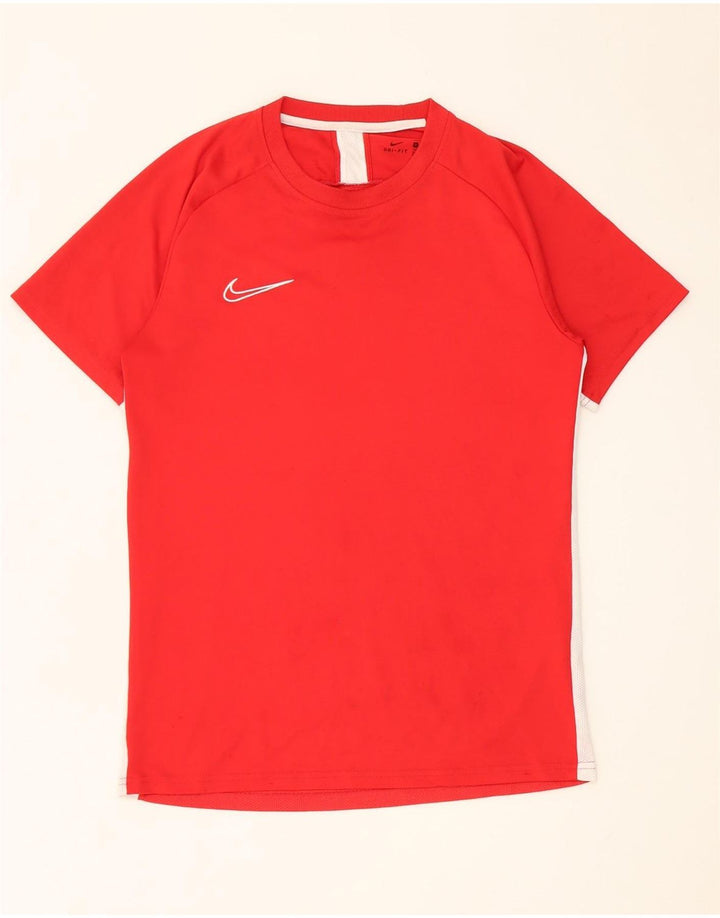 Camiseta Nike Dri Fit para hombre Top poliéster rojo mediano