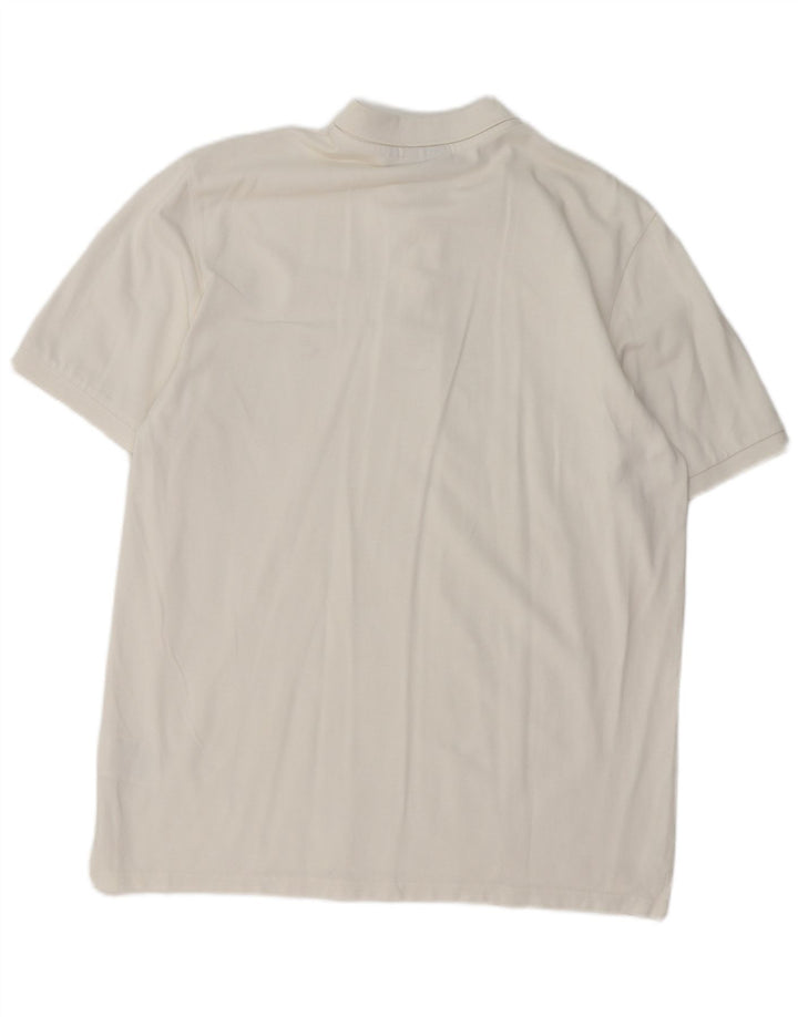 Carhartt Polo para hombre de algodón blanco grande