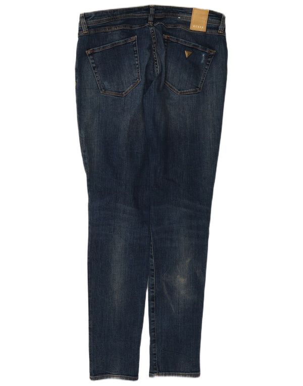 Vaqueros Guess Mujer Starlet Distressed Low Skinny W30 L32 Algodón Azul