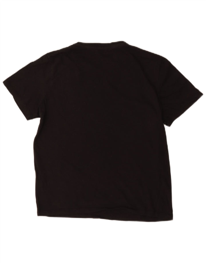 Jack & Jones Hombre Camiseta Top Small Negro Algodón