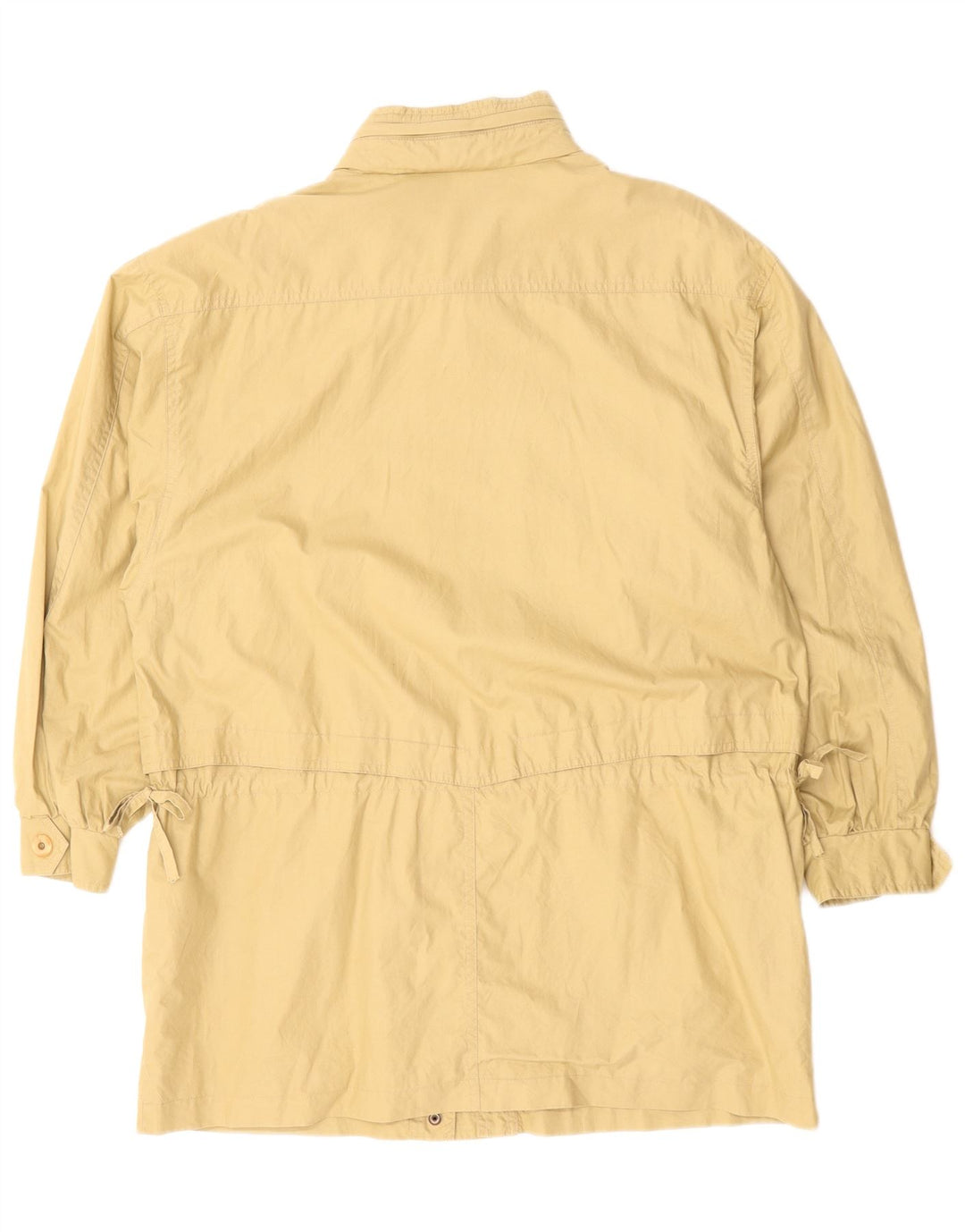 Peter Hahn Chaqueta utilitaria con capucha de gran tamaño para mujer Reino Unido 14 Algodón amarillo grande