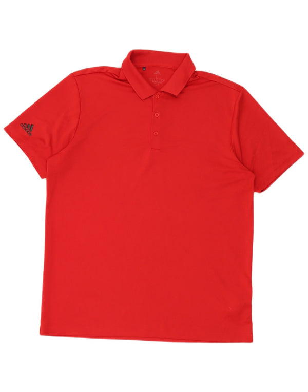 Polo Adidas Hombre Grande Poliéster Rojo