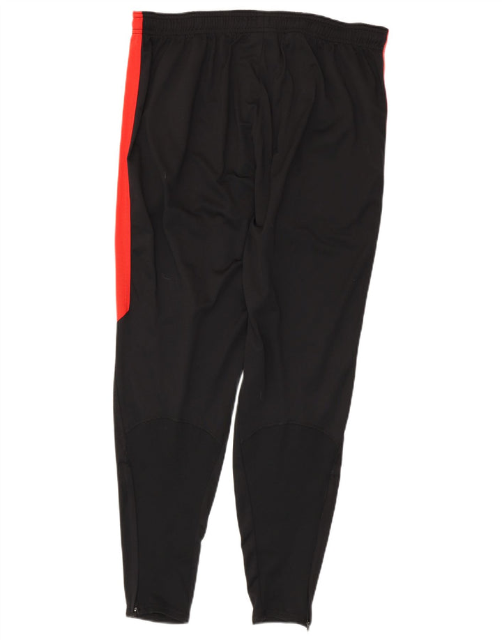 Nike Pantalones de chándal Dri Fit para Hombre XL Negro Colorblock Poliéster