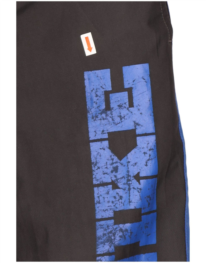 NIKE Hombre Pantalones De Chándal Gráfico Joggers XL Gris Colorblock