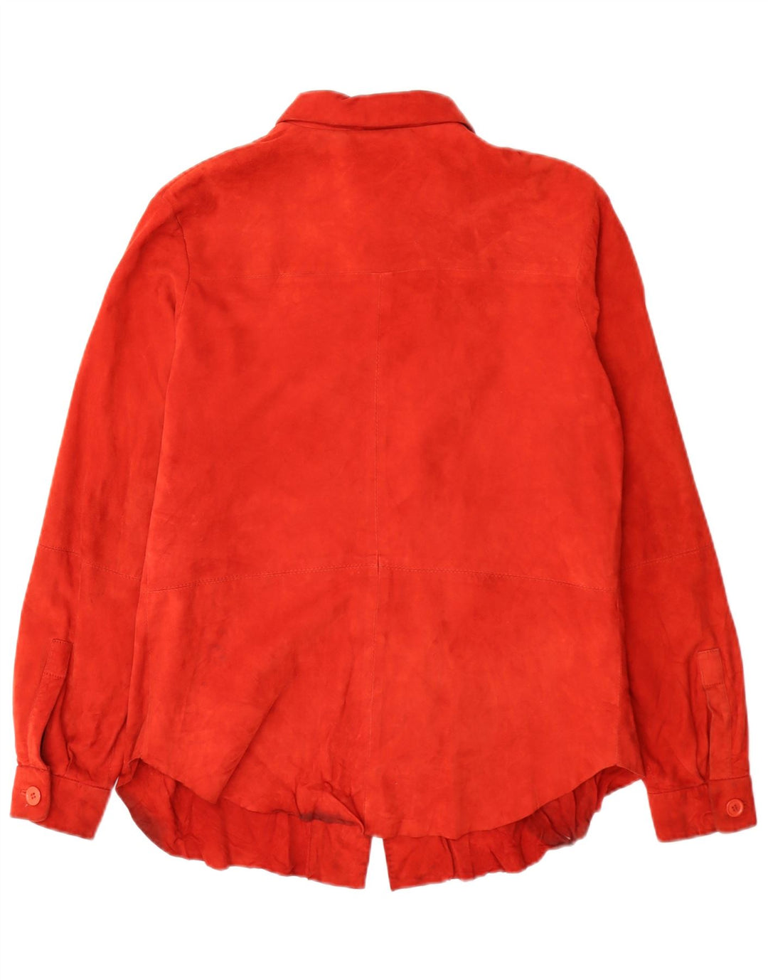 Camisa De Ante Mujer Conbipel IT 44 Medium Cuero Rojo