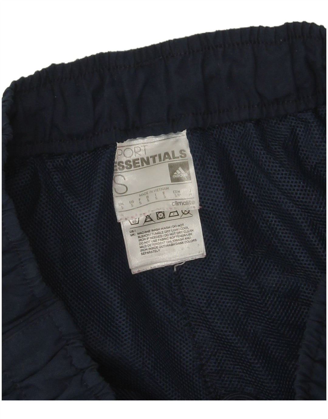 Adidas Pantalones cortos deportivos para hombre Small Azul marino Poliéster