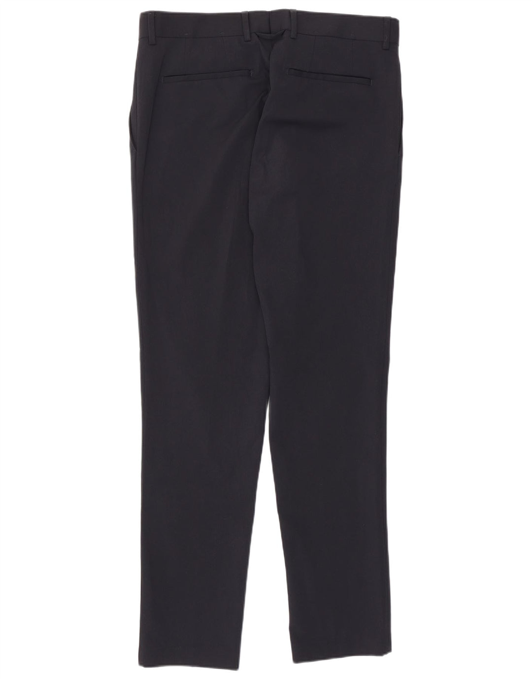 Zara Mens Slim Casual Pantalones EU 40 Medium W31 L30 Azul Marino Poliéster