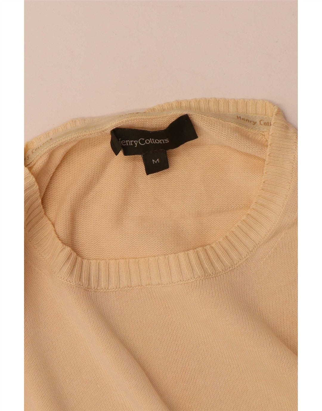 Henry Cottons Jersey de Cuello Redondo para Hombre de algodón Beige Medio