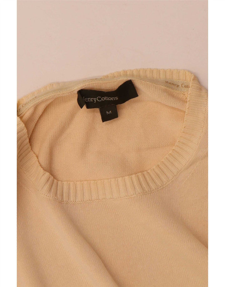 Henry Cottons Jersey de Cuello Redondo para Hombre de algodón Beige Medio