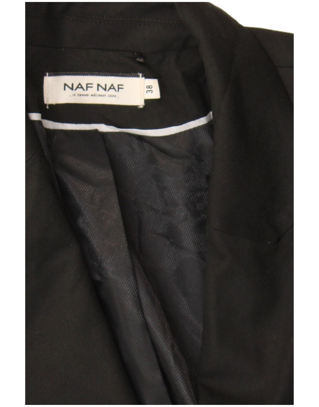Chaqueta tipo blazer con doble botonadura para mujer Naf EU 38 Medium Black