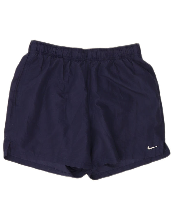 Pantalones cortos deportivos Nike para hombre azul marino mediano