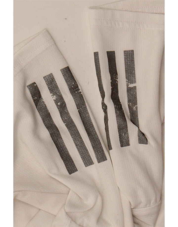 ADIDAS Camiseta Climacool para hombre Top Small Off White Poliéster