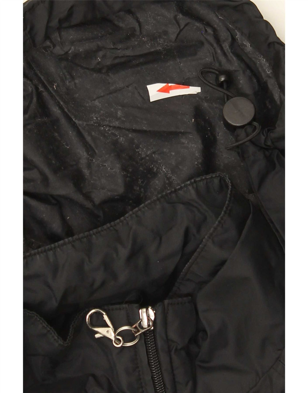 Champion Chaqueta impermeable con capucha para hombre UK 36 Small Black Polyamide
