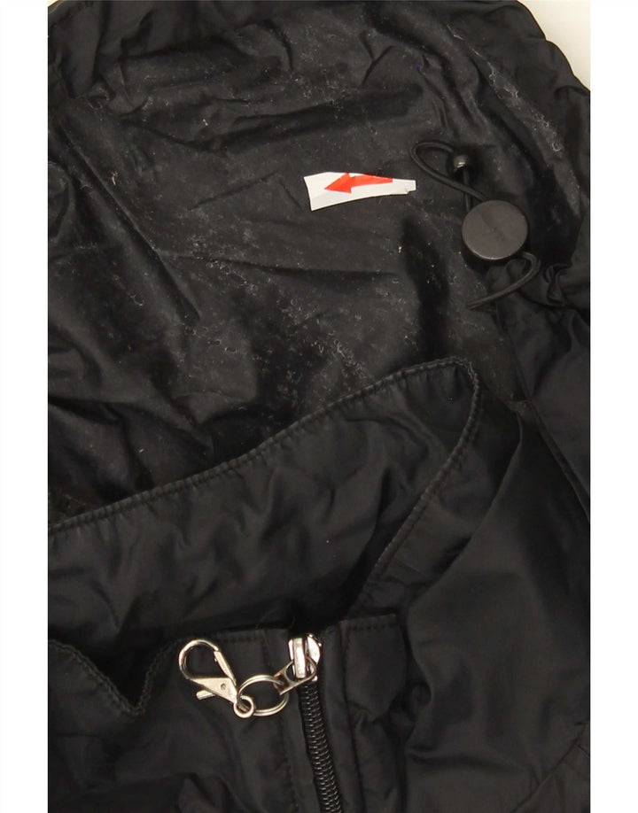 Champion Chaqueta impermeable con capucha para hombre UK 36 Small Black Polyamide