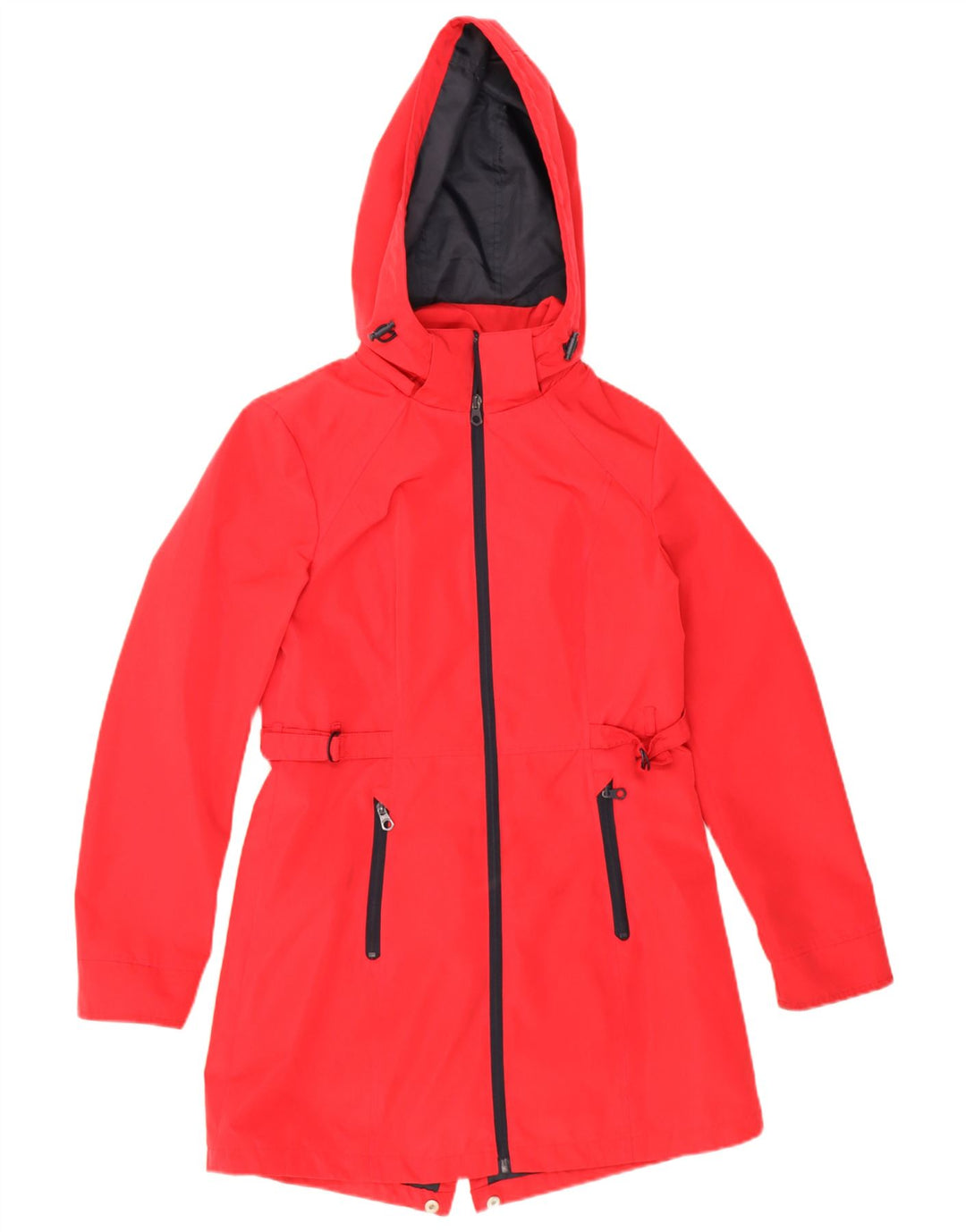 Nautica Chubasquero con capucha para hombre UK 12 Medio rojo Poliéster