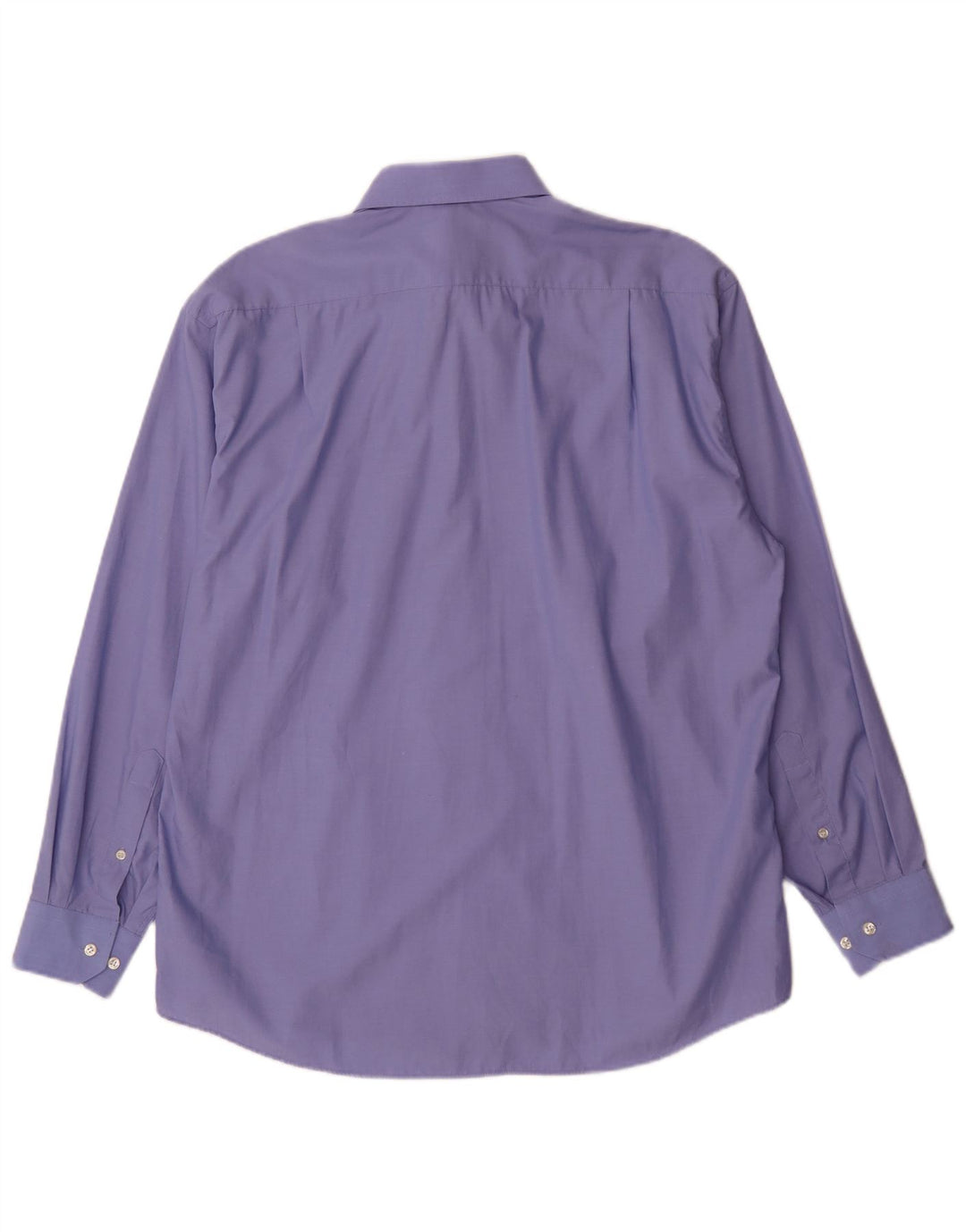 Marks & Spencer Camisa para hombre Talla 41 16 Grande Azul Algodón Clásico