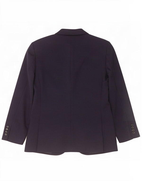 Marks & Spencer Chaqueta tipo blazer de 2 botones para hombre UK 42 Large Poliamida azul marino