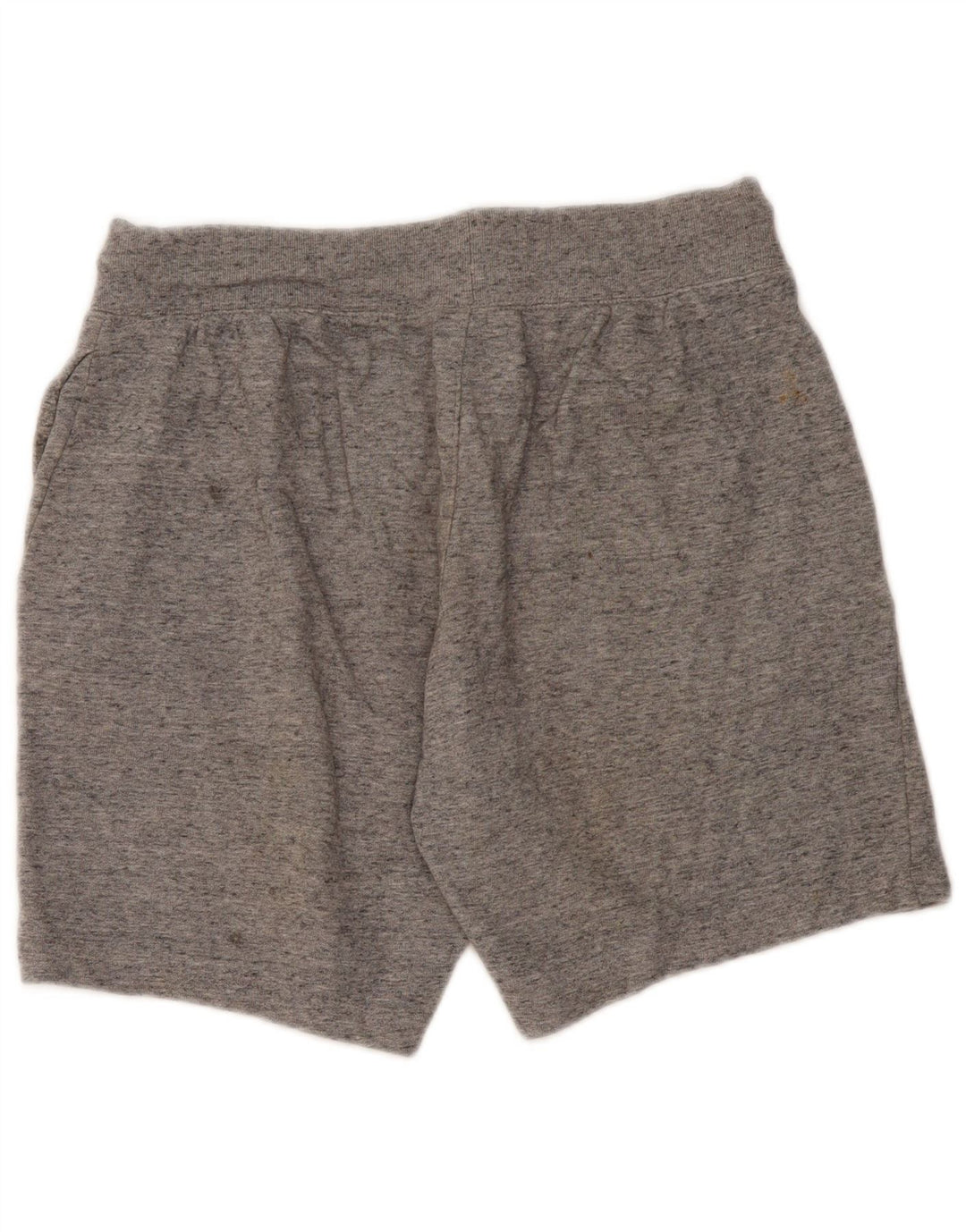 Champion Pantalones cortos deportivos para hombre de algodón moteado gris medio
