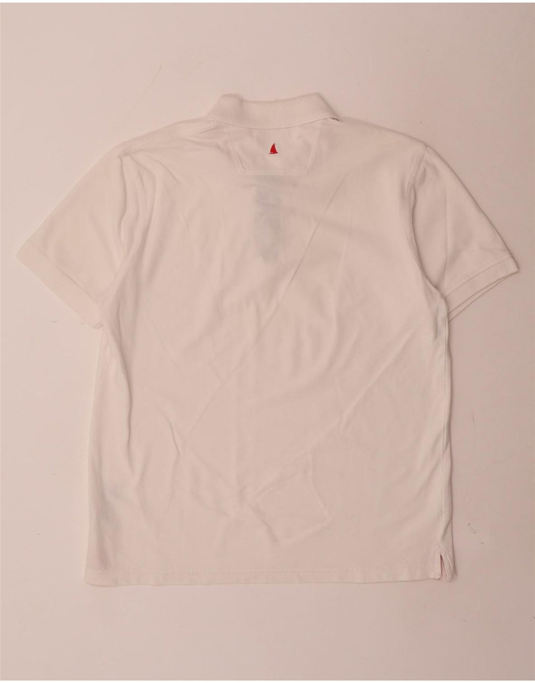 MUSTO Polo para hombre de algodón blanco grande