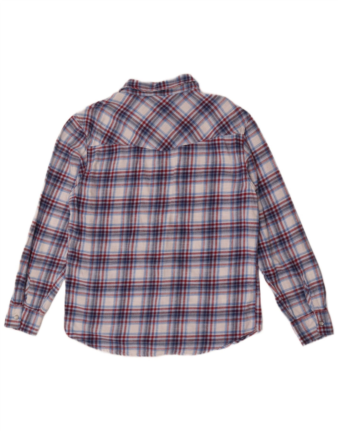 Levi's Hombre Camisa De Franela De Algodón A Cuadros Azul Medio