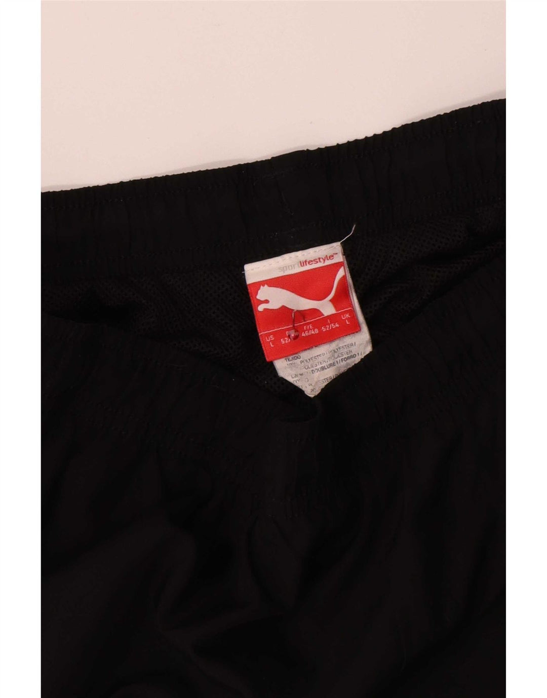 Puma Pantalones De Chándal Gráficos Para Hombre Poliéster Negro Grande
