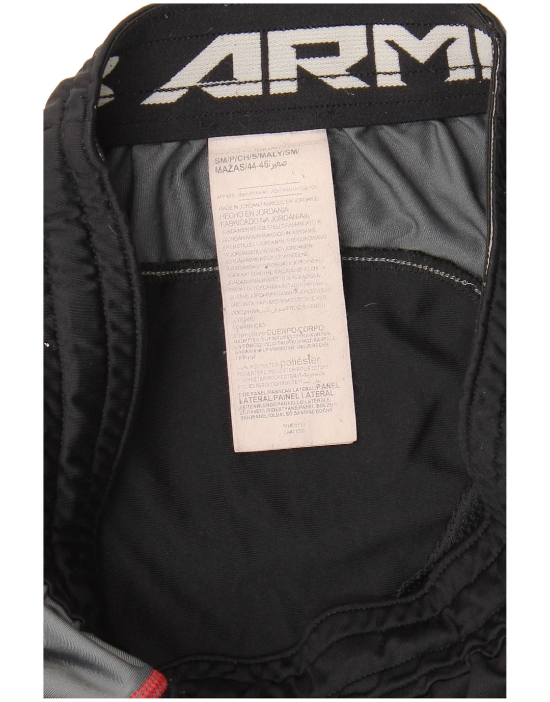 UNDER ARMOUR Pantalones cortos deportivos para hombre Poliéster color block negro pequeño