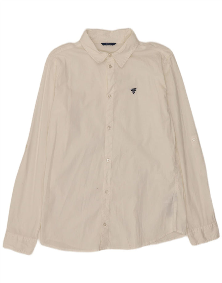 Guess Camisa Niño 15-16 Años Blanco Algodón